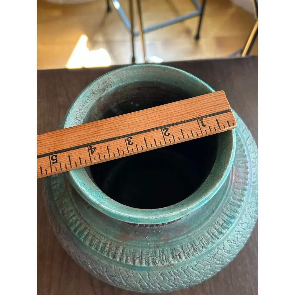 Handmade vintage raku